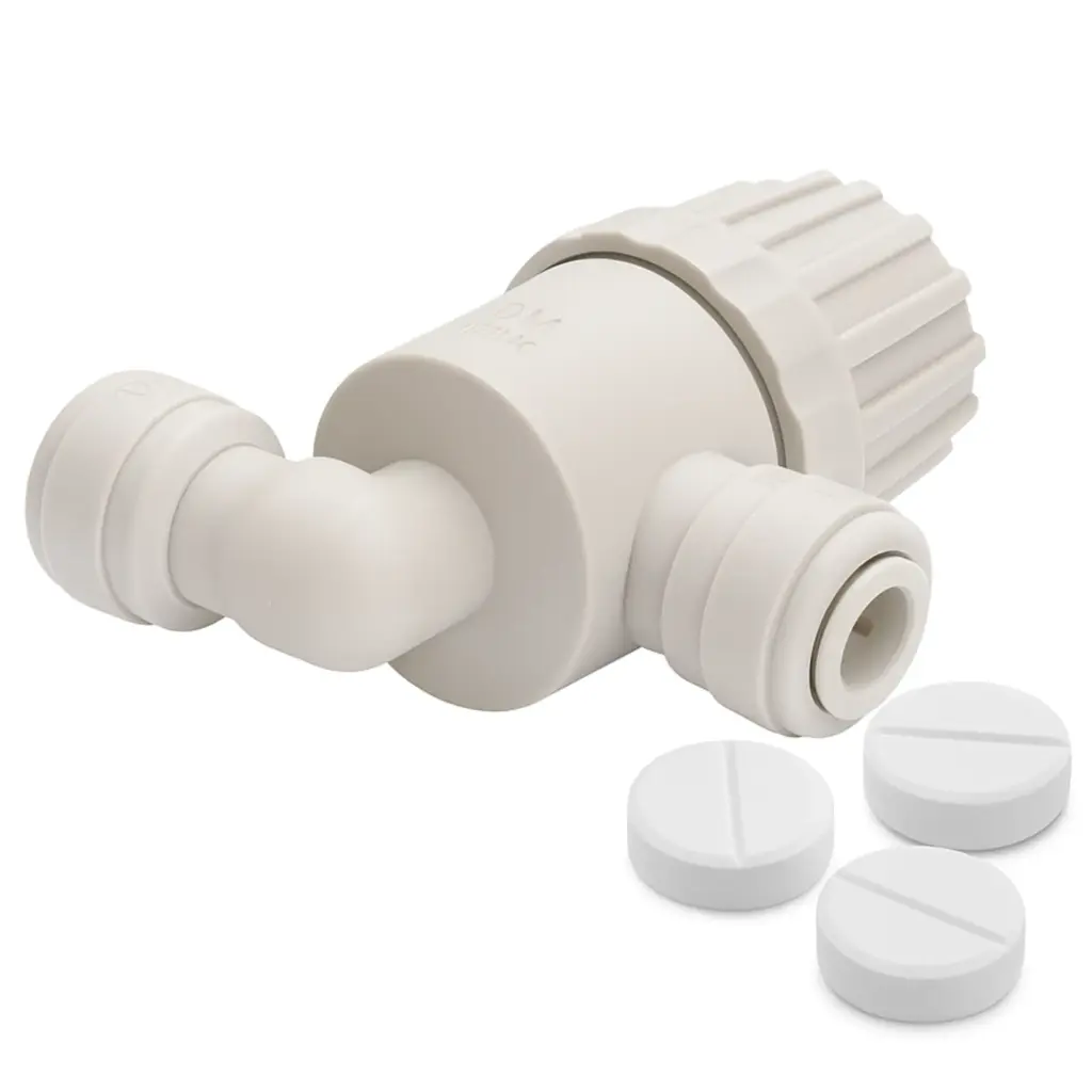 Desinfektionsset für Wasserfilter- & Trinkwasseranlagen - Schlauchanschluss - wählbare Größen