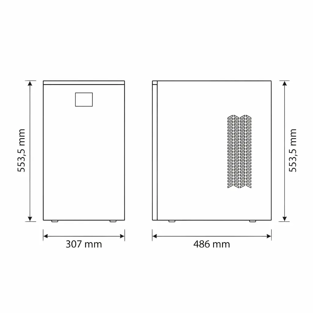 SPRUDELUX QUANTUM Untertisch Maßzeichnung.webp