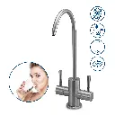 2-Wege-Armatur TWISTER 2.0 in Edelstahl Massiv1.webp