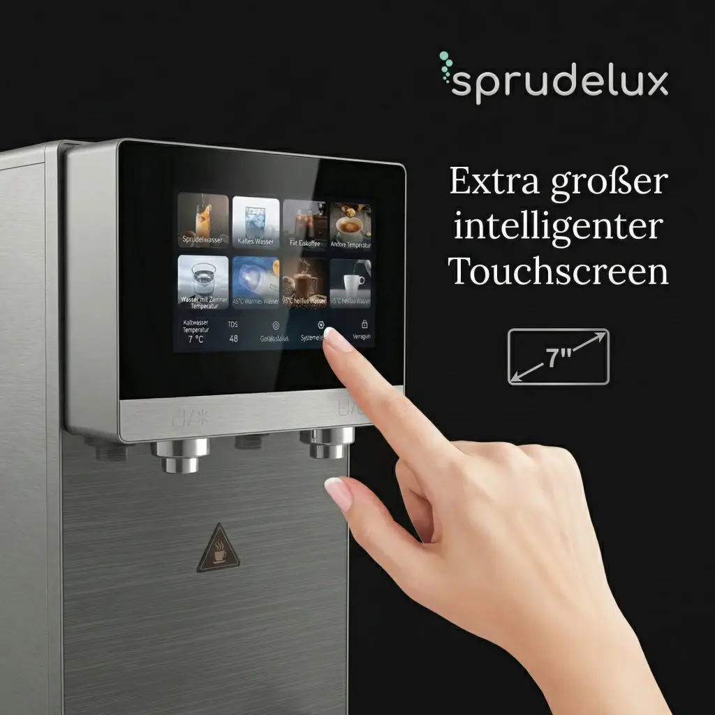 sprudelux-wasserspender-7-zoll-touchscreen-bedienung-nahaufnahme.webp