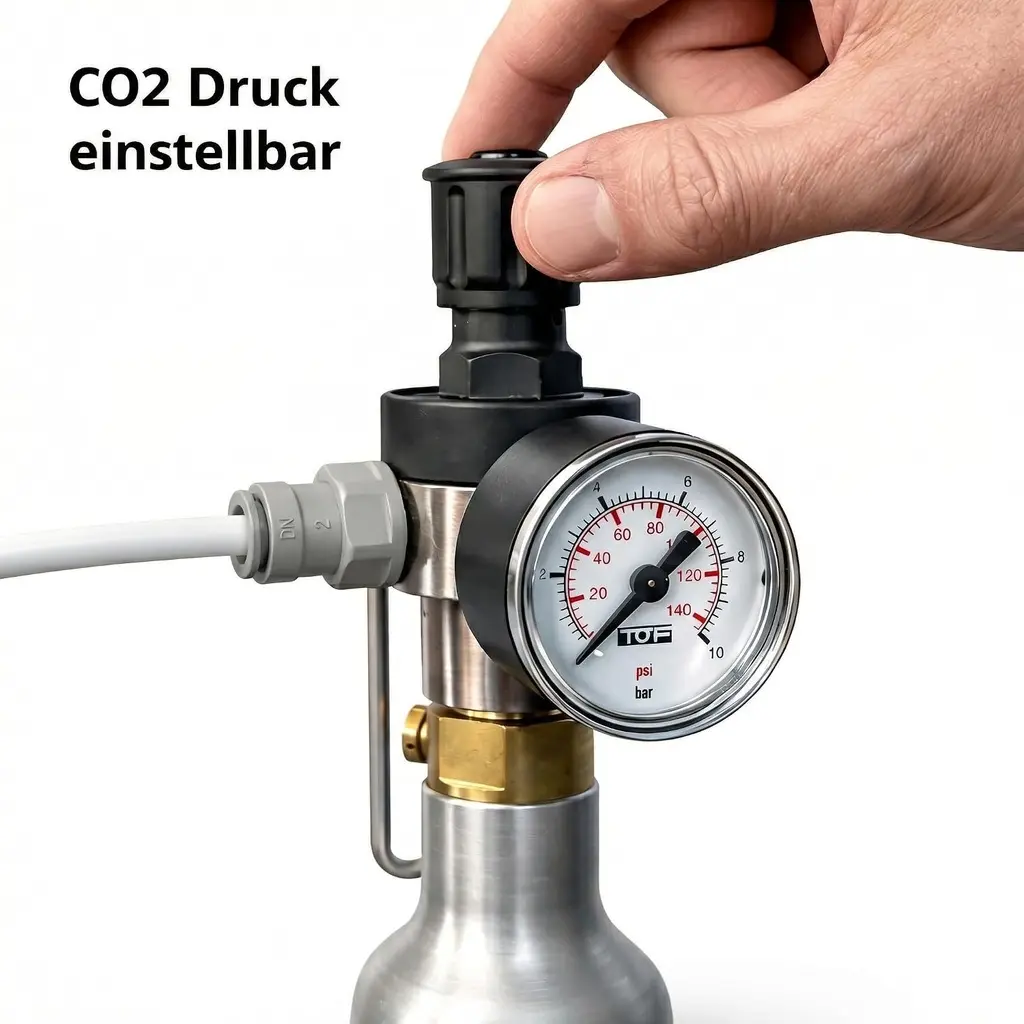 CO2 Druckminderer Set für 425g Zylinder – kompatibel mit BRITA Yource, Neo & Quooker Cube System - Z (5).webp