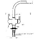 3-Wege-Armatur GM L-Auslauf in Granito Avena2.webp