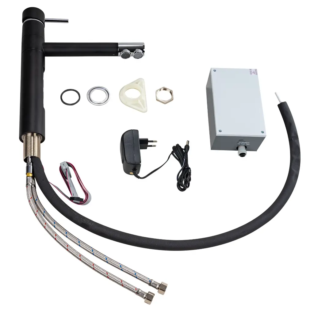 5-Wege-Armatur STELLA L-Auslauf in Edelstahl massiv7.webp