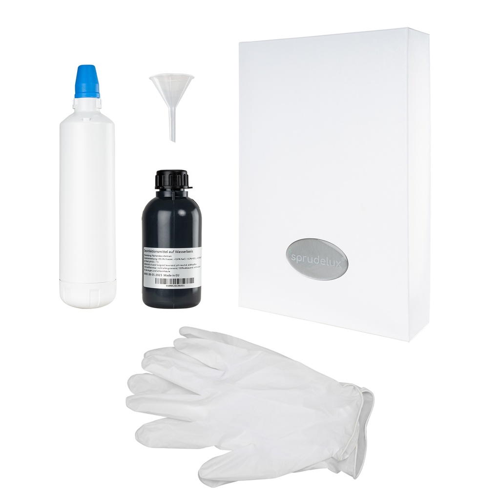 Desinfektion-Set für SPRUDELUX® Untertisch-Trinkwassersystem POWER SODA 2.0