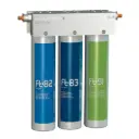 AORA FT-LINE 3 - Aktivkohle Wasserfilter System mit UF-Filtration - Untertisch-Filtersystem ohne Wasserhahn - wählbare Anschlussgrößen