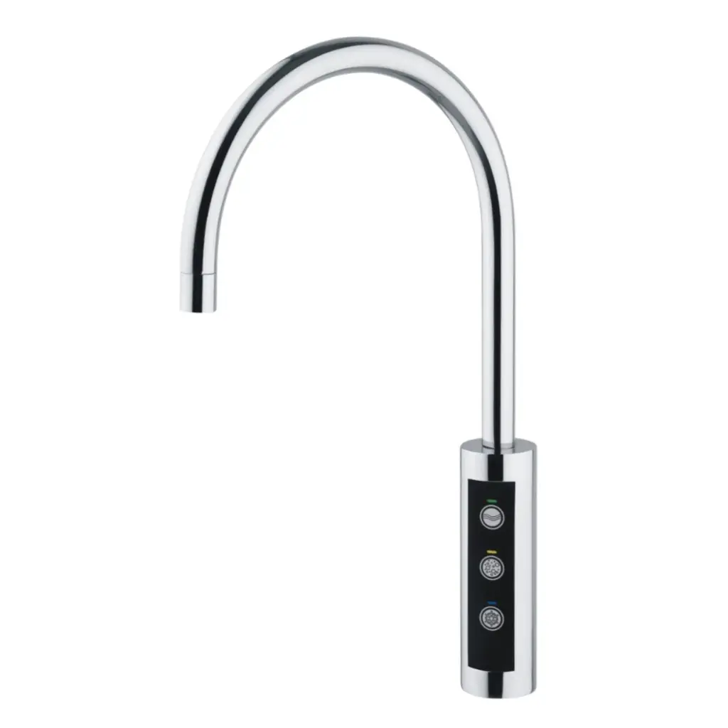 3-Wege-Armatur LARA in Chrom – Wasserhahn geeignet für Sprudelwasseranlagen