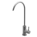 1-Weg-Armatur SOFIA in Edelstahl massiv - Osmose Wasserhahn | Farben: Edelstahl gebürstet, Schwarz