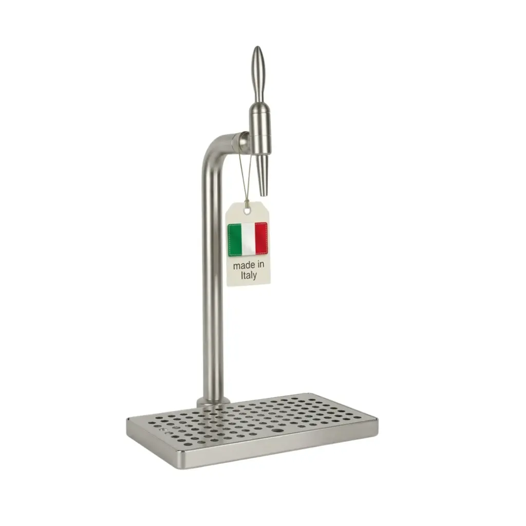 GALLARDO – Gastro Zapfhahn für Trink- & Sprudelwasser | Edelstahl verchromt | UNO · DUE · TRIO | Made in Italy