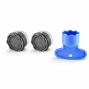 2 x Strahlregler - Perlator inkl. Strahlregler-Schlüssel für 5-Wege-Wasserhahn STRATOS