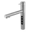 5-Wege-Armatur STELLA L-Auslauf in Edelstahl massiv | Made in Italy